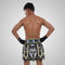 TUFF Muay Thai Boxing Shorts Gladiator Black Ancient Roman Gladiator Armor