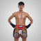 TUFF Muay Thai Boxing Shorts New Retro Style "Red Chinese Dragon and Tiger"