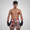 TUFF Muay Thai Boxing Shorts New Retro Style "White Chinese Dragon"