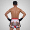 TUFF Muay Thai Boxing Shorts New Retro Style "White Chinese Dragon"