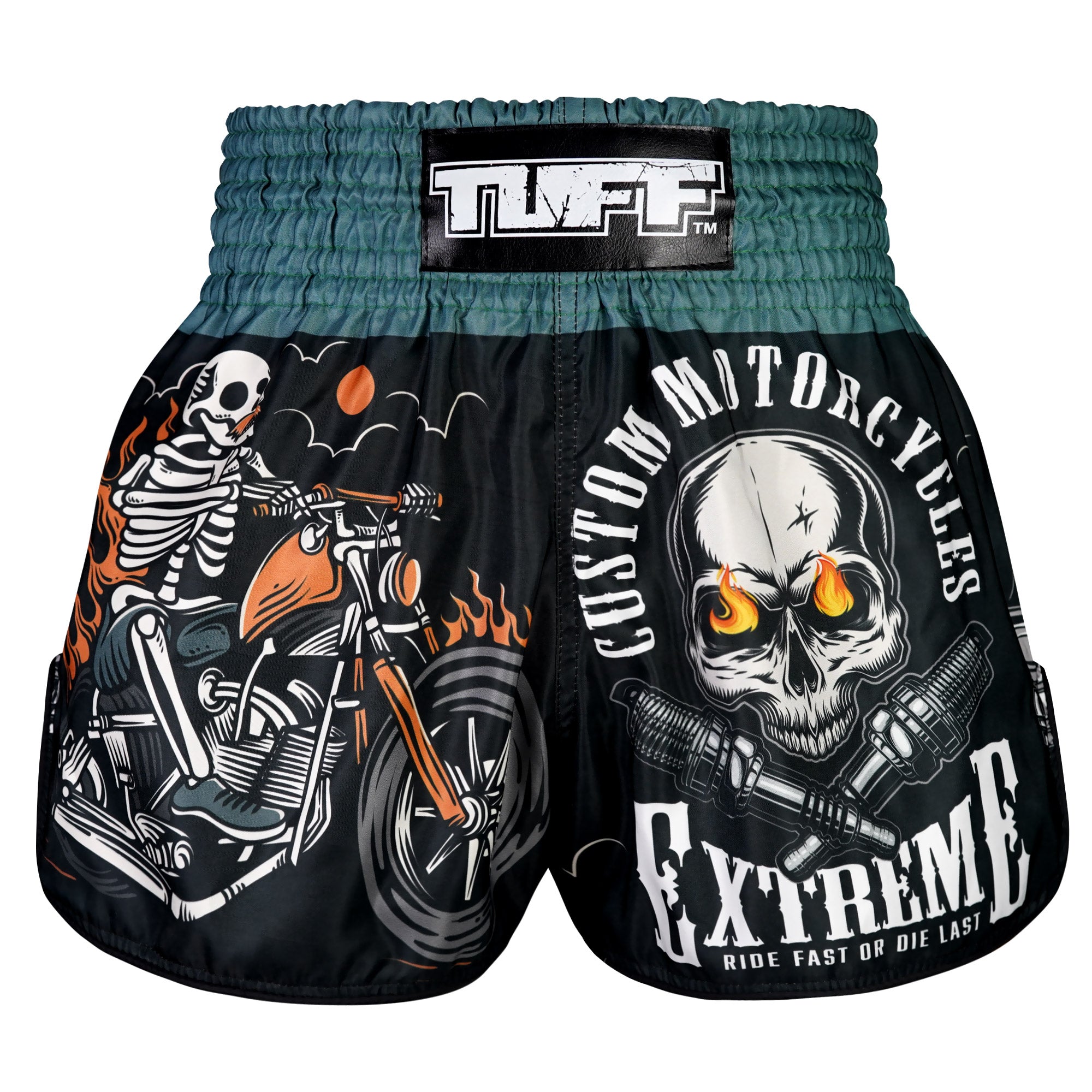 [Pre-Order] TUFF Muay Thai Boxing Shorts High-Cut Retro Style 