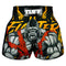 TUFF Muay Thai Boxing Shorts High-Cut Retro Style "The Gigantic Beast"